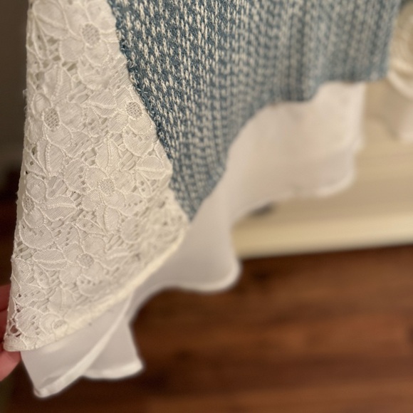 Anthropologie Tunic Peplum Lightweight Sweater - Picture 5 of 13